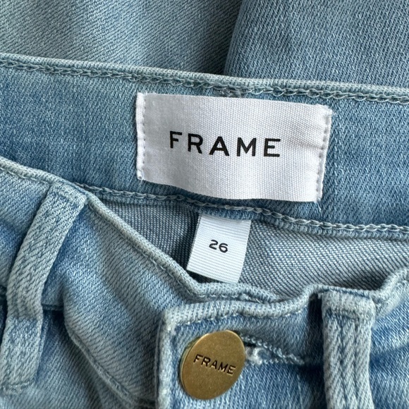 Frame Denim Le High Skinny in Carnation - Picture 4 of 5